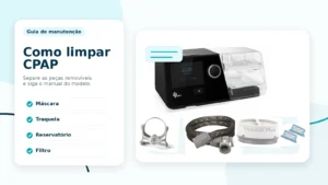 como limpar CPAP