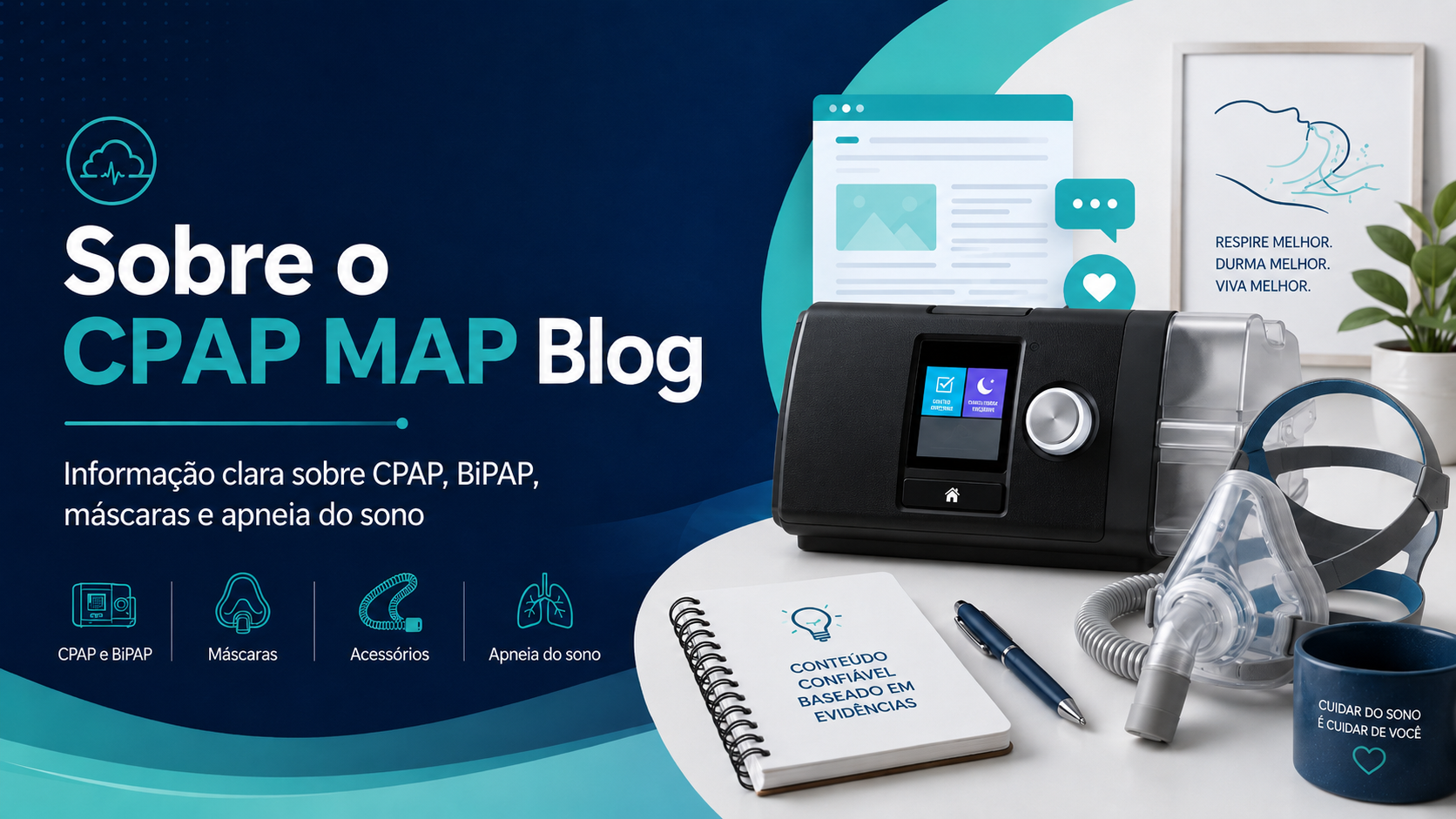 Sobre o CPAP MAP Blog Guias sobre CPAP, BiPAP e Apneia do Sono