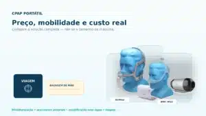 Preço do CPAP portátil: quanto custa e vale a pena?